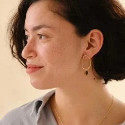 BRAVERY TIGER EYE EARRINGS