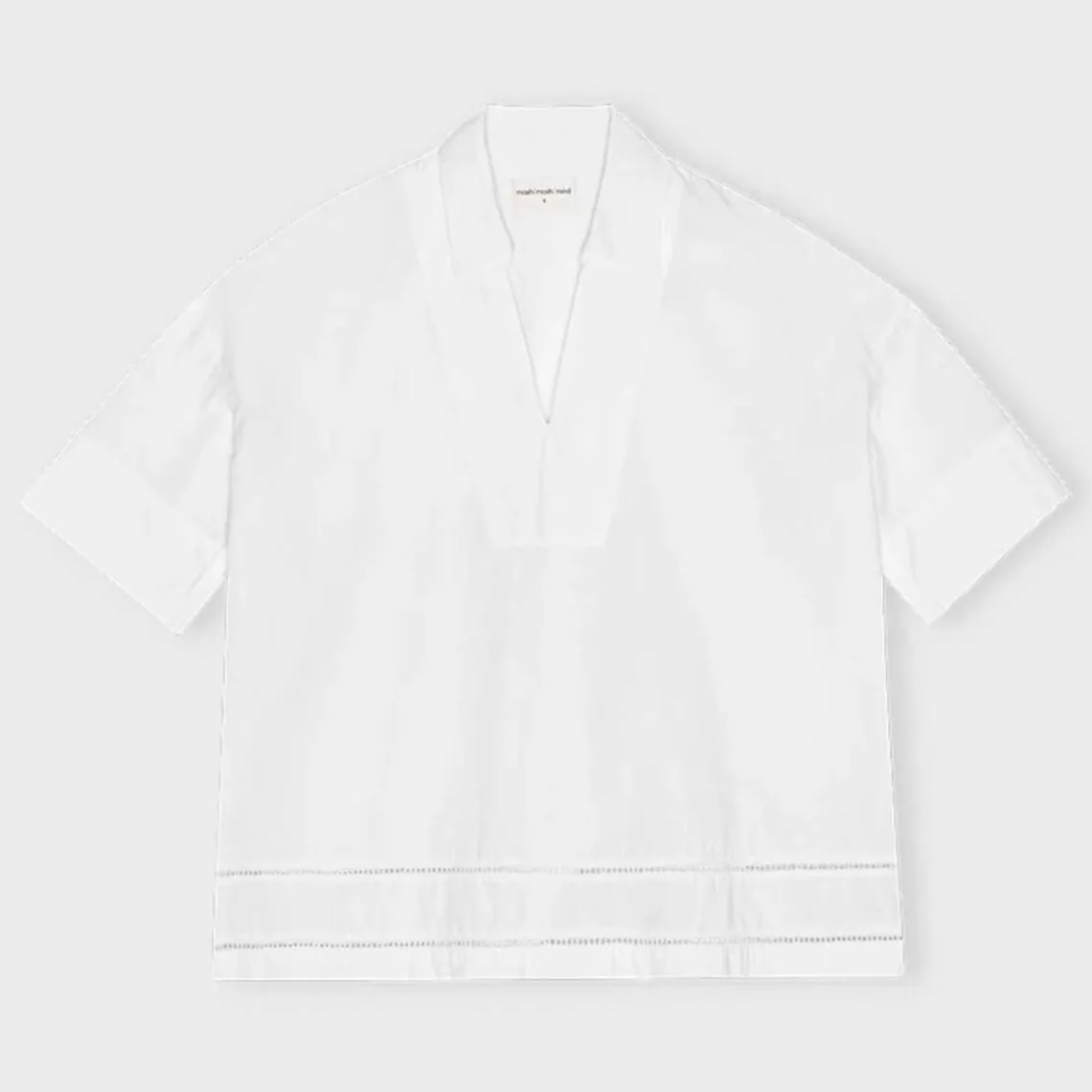 BRIGHTLY POPLIN SKJORTE | HVID