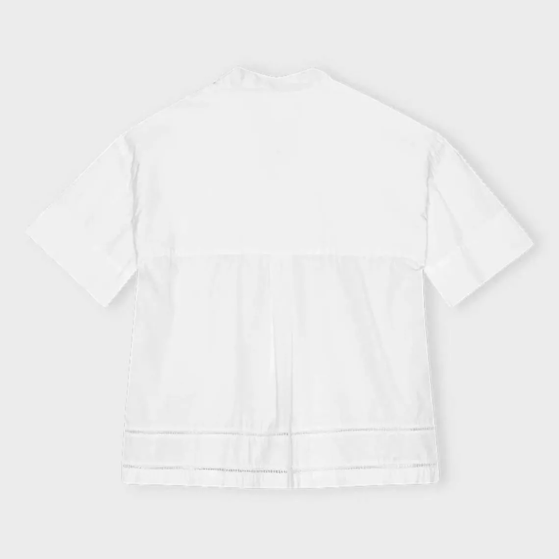 BRIGHTLY POPLIN SKJORTE | HVID