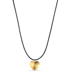 BRUISED HEART STRING HALSKÆDE | FORGYLDT