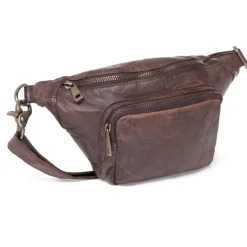 BUMBAG I VINTAGELOOK M/FRONTLOMME | WINTER BROWN