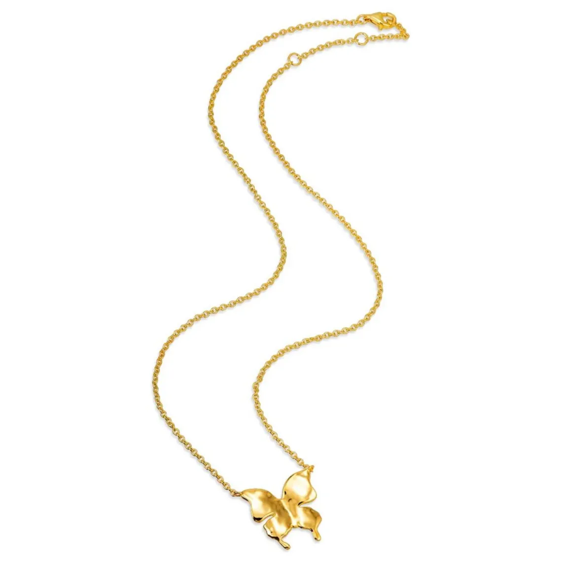 BUTTERFLY HALSKÆDE | FORGYLDT