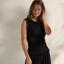 CALLA TOP | BLACK