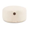 CALM ORGANIC COTTON ROUND MEDITATION CUSHION | NATURAL