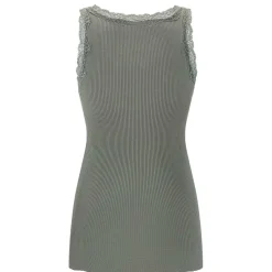 CAMISOLE W/LACE | ARMY