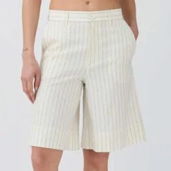 CARINA FRENCH SHORTS | ECRU