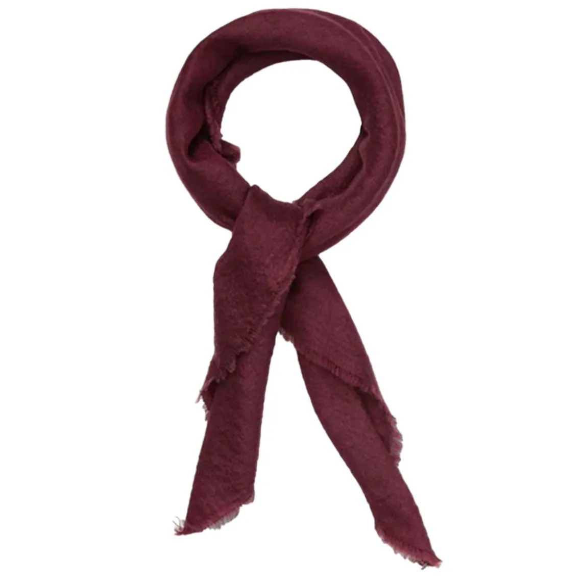 CASHMA SMALL SCARF | BURGUNDY