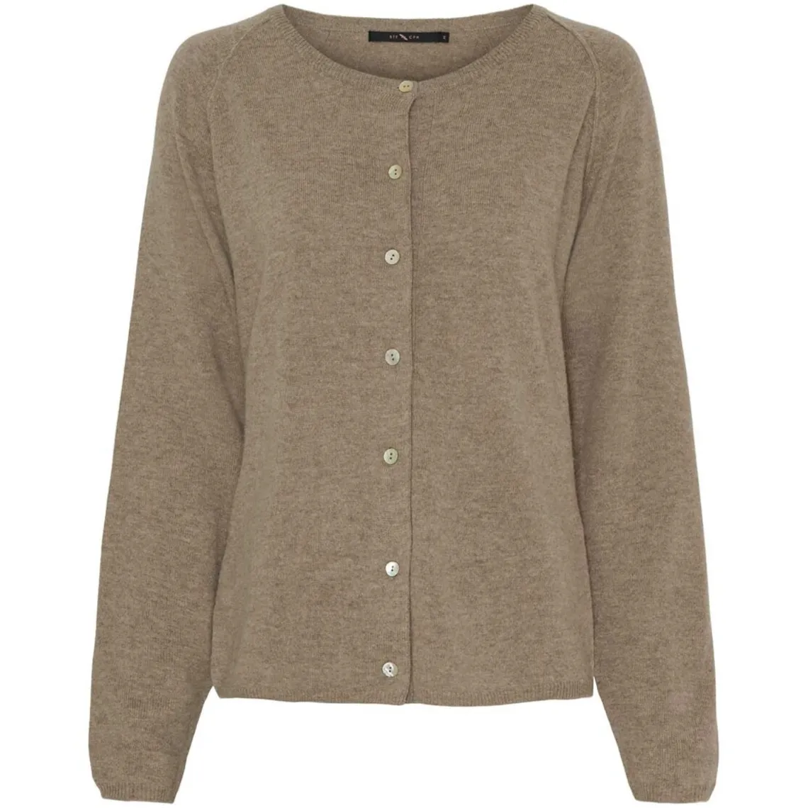 CASHMERE CARDIGAN | TAUPE