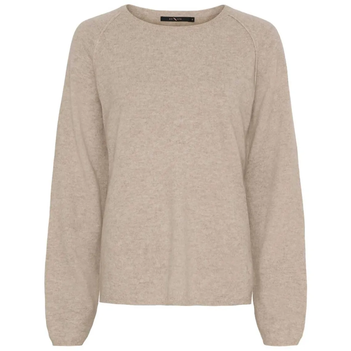 CASHMERE PULLOVER | CREAM MELANGE