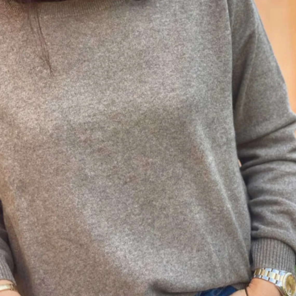 CASHMERE STRIK | BEIGE