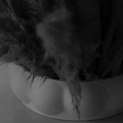 CERAMIC BALLOON TRAY 07 | RAW WHITE