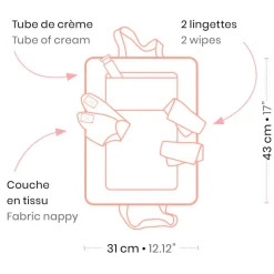 CHANGING BAG - PINK PEAK