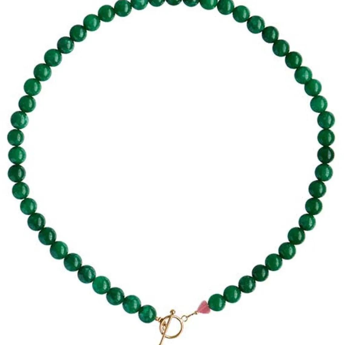 CHERRIE BON BON NECKLACE - HAPPY GREEN