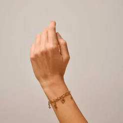CHUNKY CHARM ARMBÅND | FORGYLDT