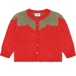 CILJA STRAWBERRY CARDIGAN | POPPIES