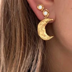 CLAIRE DE LUNE EARRING | FORGYLDT