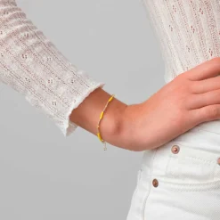 CLEMENCE BRACELET FORGYLDT | LEMON