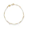 CLEMENCE BRACELET FORGYLDT | ECRU
