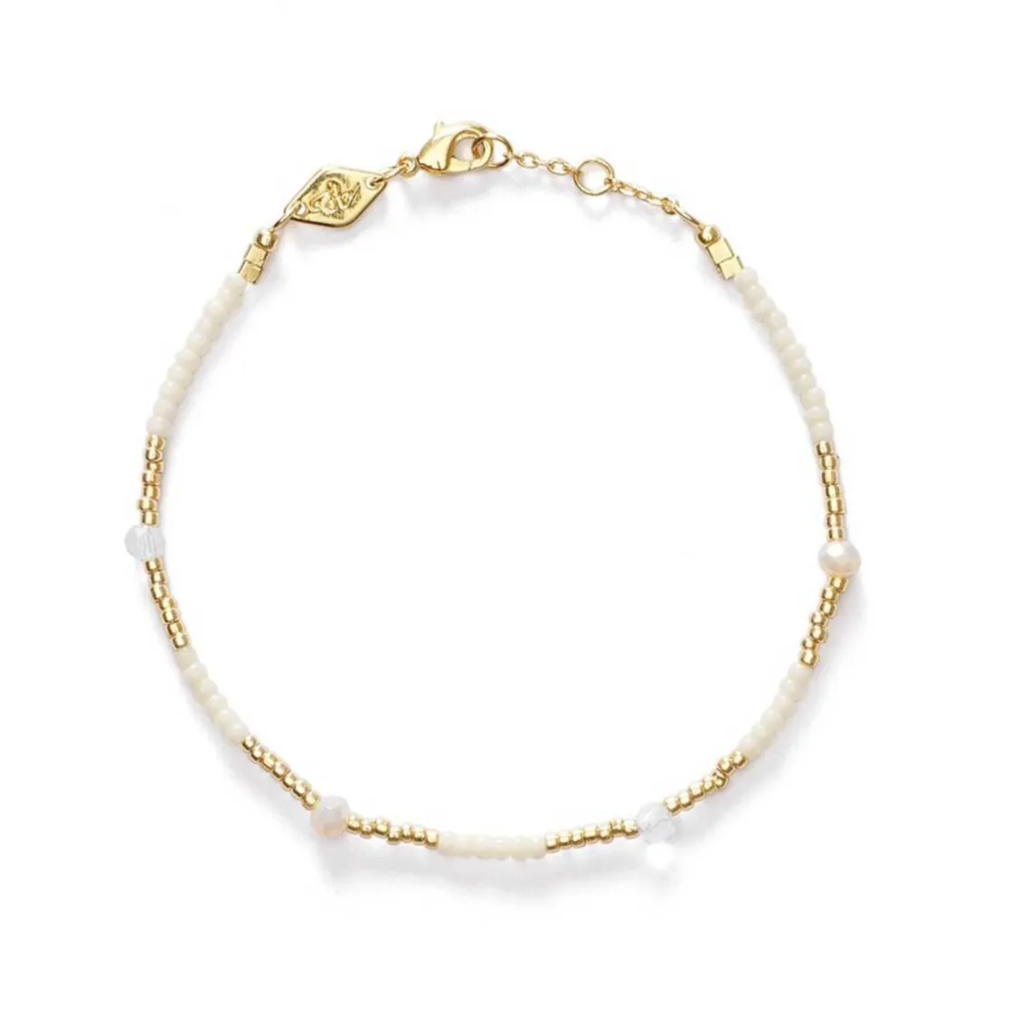 CLEMENCE BRACELET FORGYLDT | ECRU