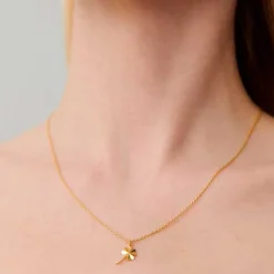 CLOVER HALSKÆDE | FORGYLDT