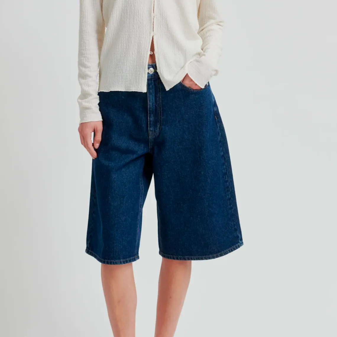 COLUMBO DENIM SHORTS | DARK BLUE DENIM