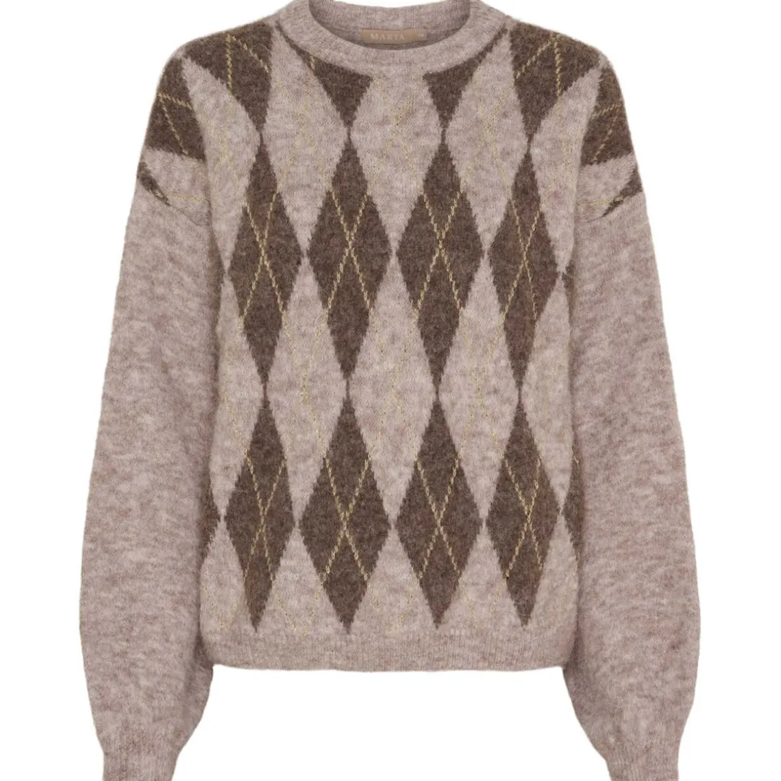 CORA KNIT | BEIGE/GOLD