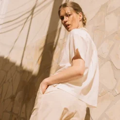 CROCHET PATCH SHIRT | BLANCO