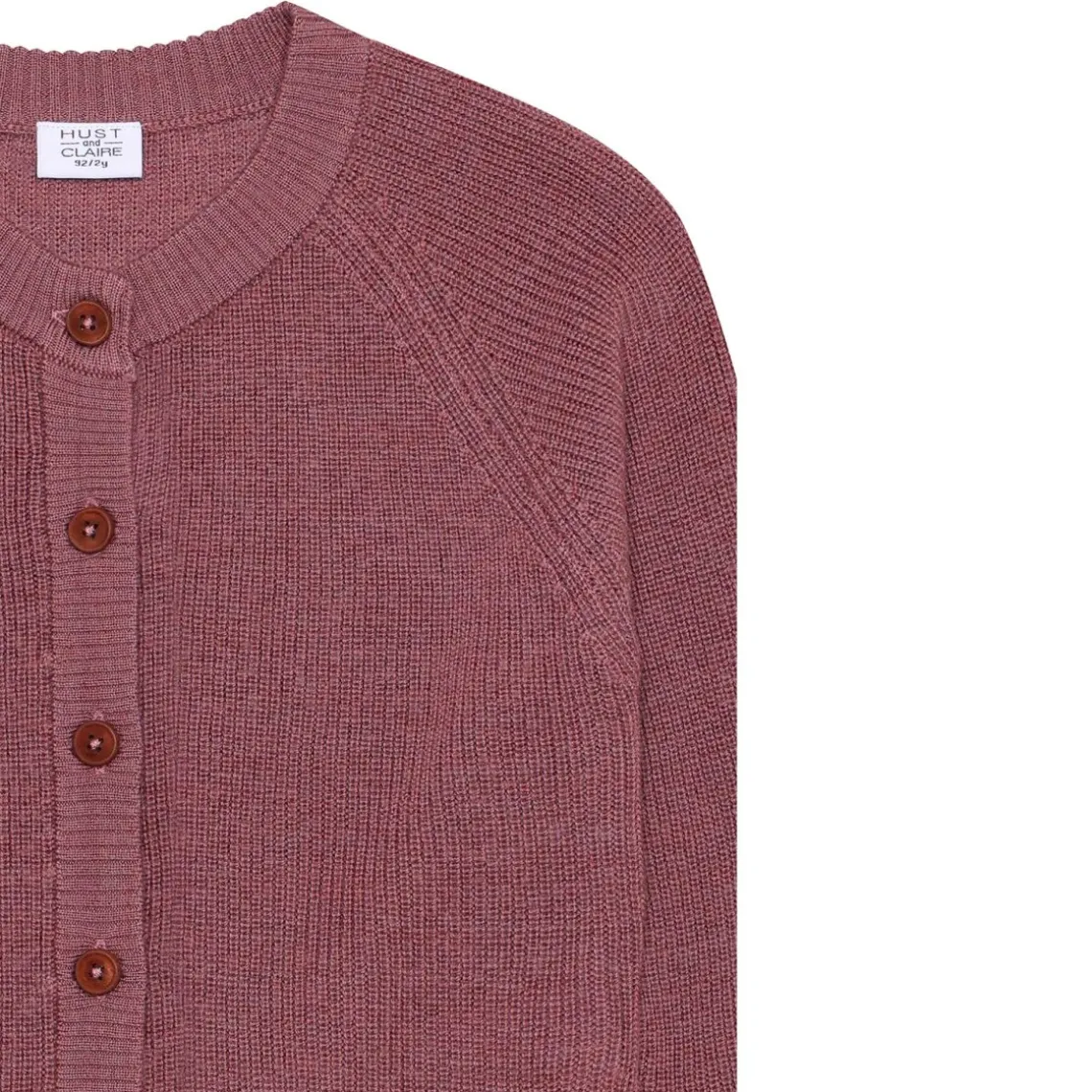 CURI WOOL CARDIGAN | PALE MAUVE