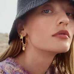 CYRA ØRERINGE | FORGYLDT