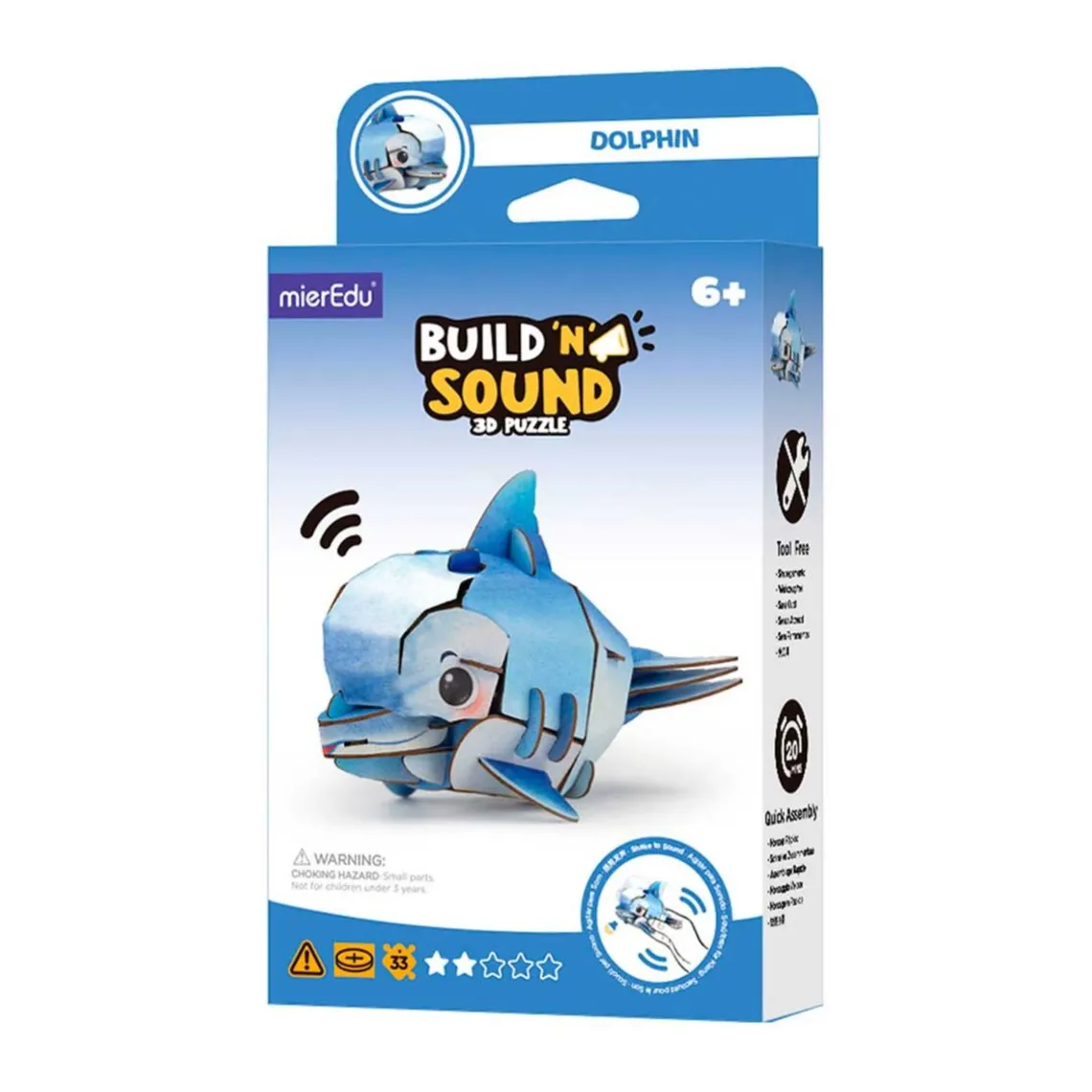 3D PUSLESPIL MED LYD | DELFIN