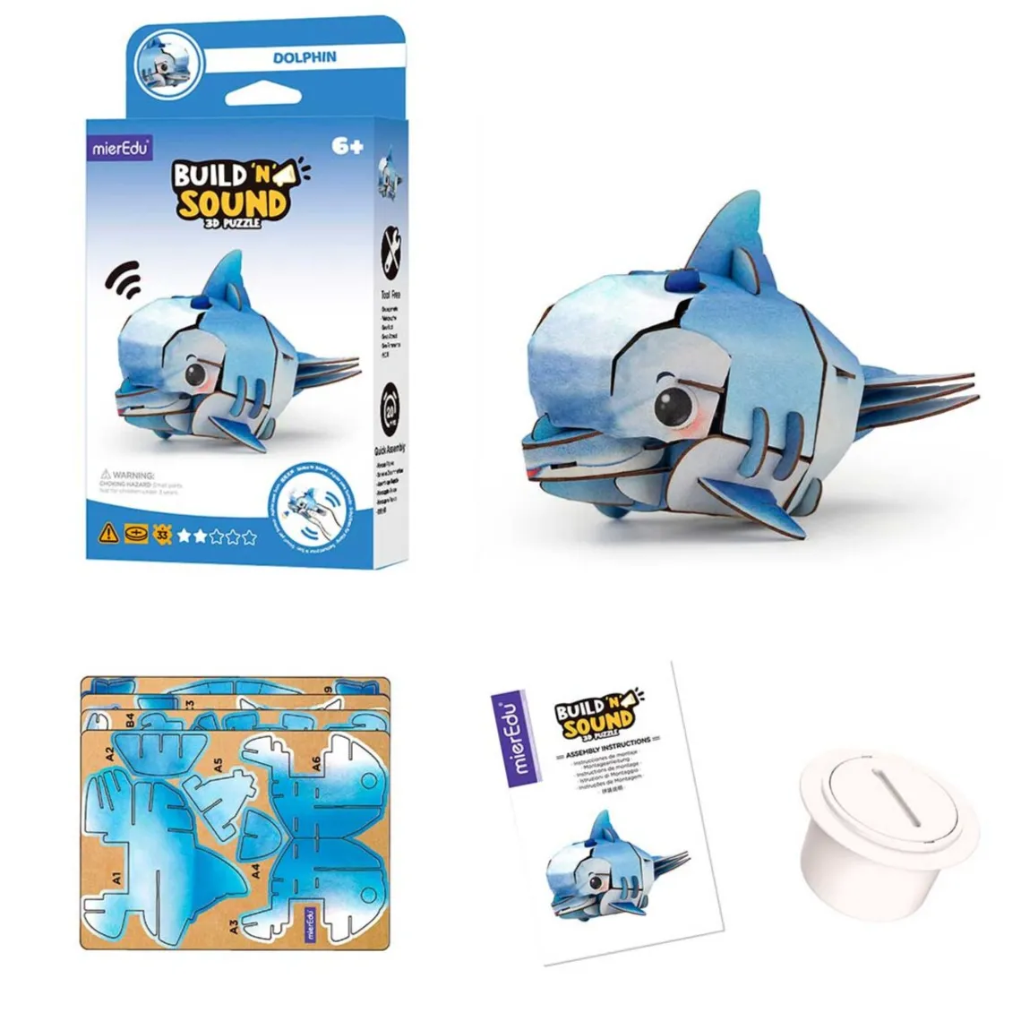 3D PUSLESPIL MED LYD | DELFIN