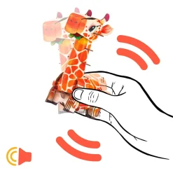 3D PUSLESPIL MED LYD | GIRAF