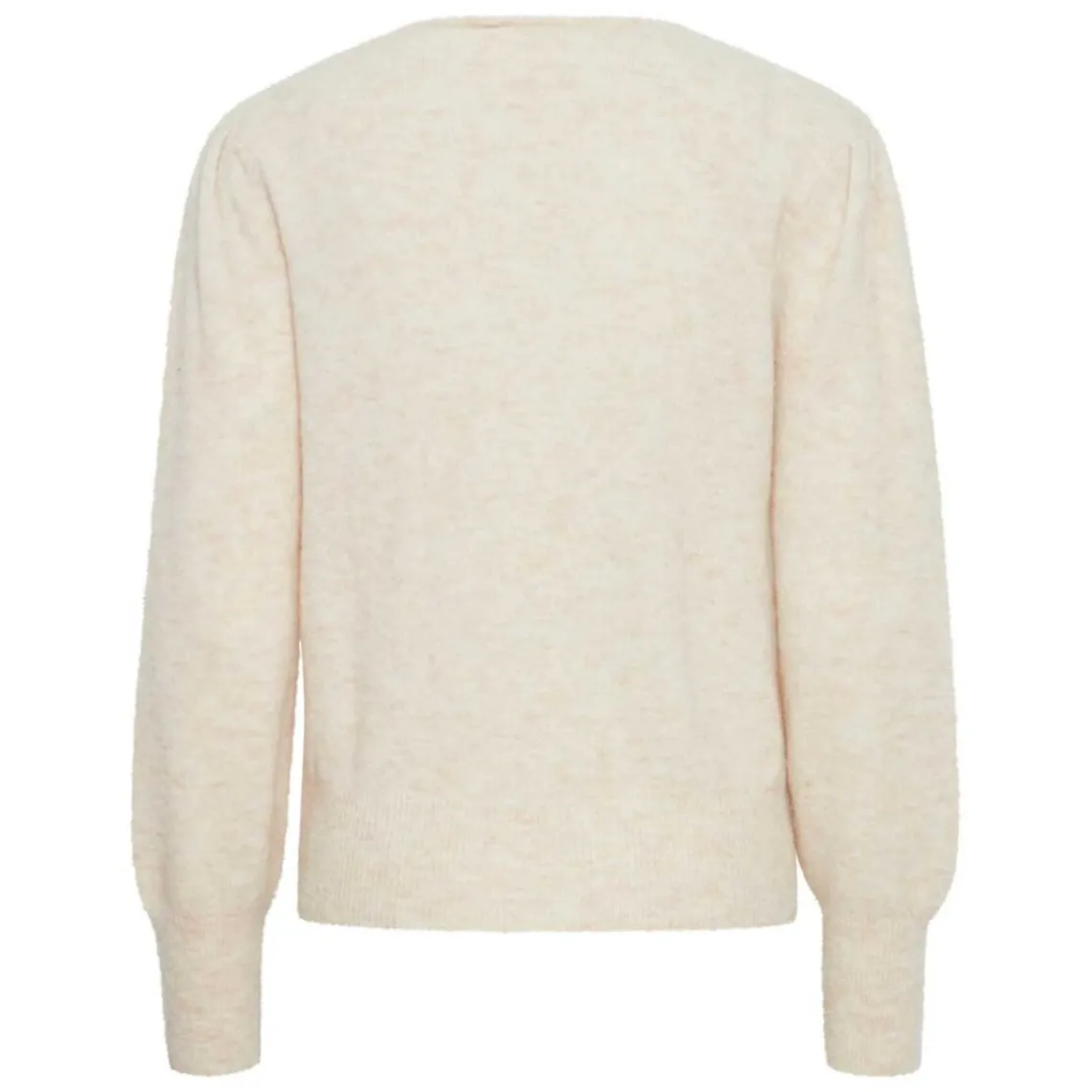 DAREL STRIK M/V-HALS | OATMEAL MELANGE