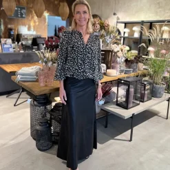 DARINA SKINDNEDERDEL | SORT