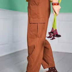 DAVINA BARREL CARGO PANT | HAZELNUT BROWN