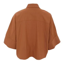 DAVINA LOOSE SHIRT | HAZELNUT BROWN