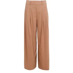 DAVINA WIDELEG BUKSER | KHAKI