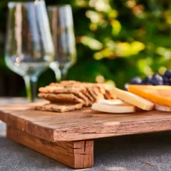 DEKORATIONSFAD I TRÆ 60X29X5 CM