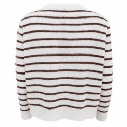 DELL STRIBET CARDIGAN | OFF WHITE