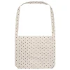 DOTTED CROSS BODY BAG | ECRU/BLACK DOTS