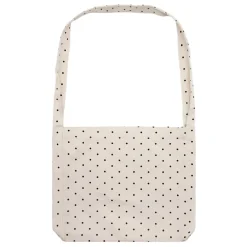 DOTTED CROSS BODY BAG | ECRU/BLACK DOTS