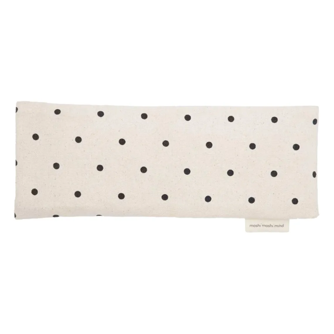 DOTTED EYE PILLOW | ECRU/BLACK DOTS
