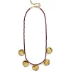 DREAM CATCHER NECKLACE | DEEP BURGUNDY