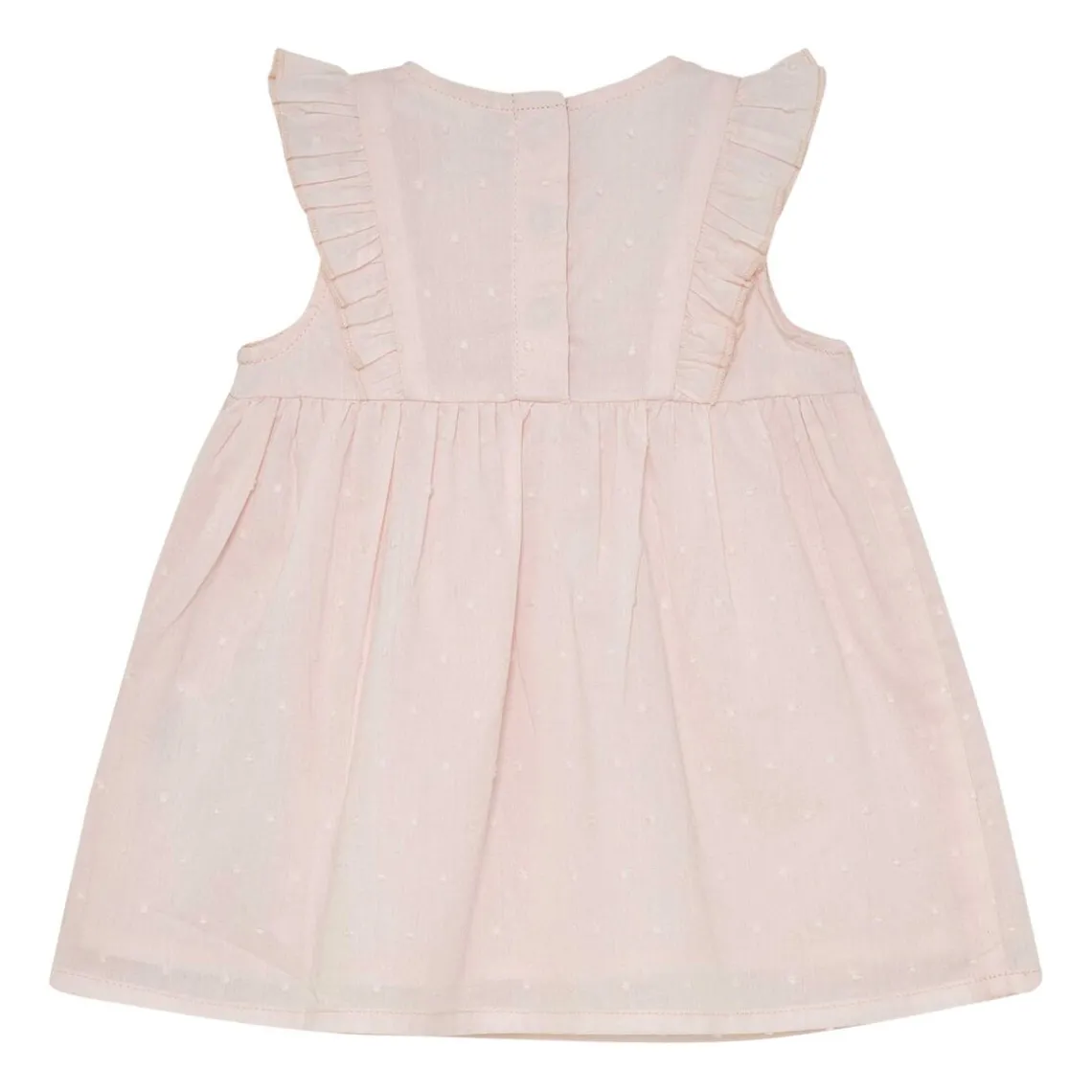 DRESS SS WOVEN | SOFT PINK