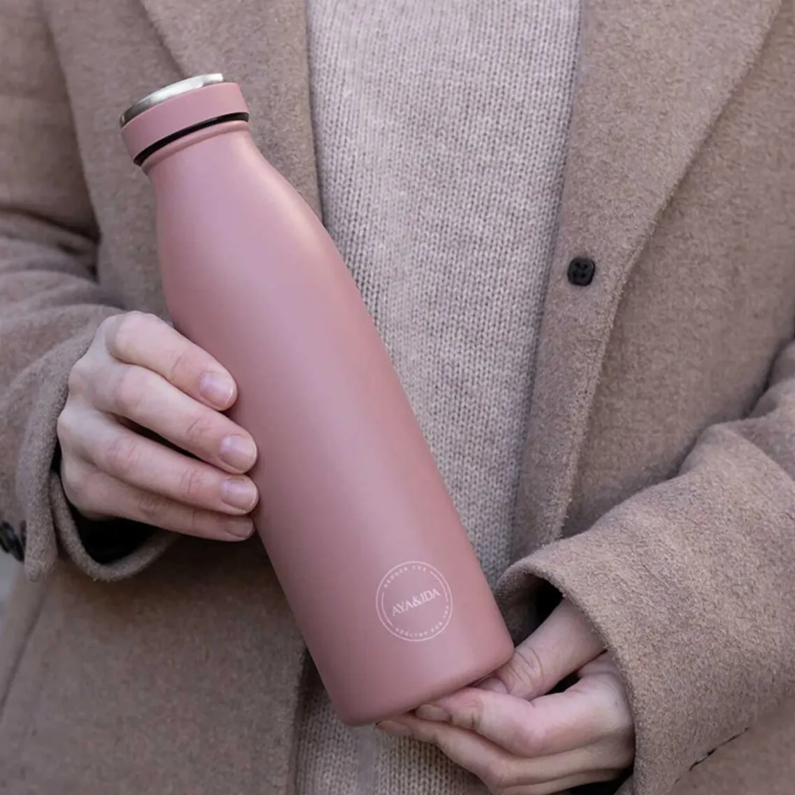 DRIKKEFLASKE 500 ML | ASH ROSE