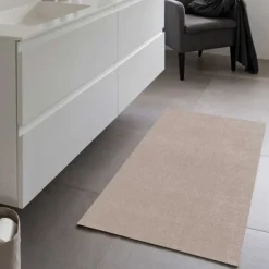 DØRMÅTTE ENSFARVET 67X120 CM | IVORY