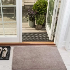 DØRMÅTTE ENSFARVET 60X90 CM | SAND