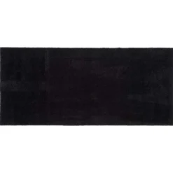 DØRMÅTTE ENSFARVET 67X120 CM | SORT