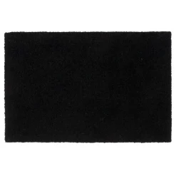 DØRMÅTTE ENSFARVET 40X60 CM | SORT