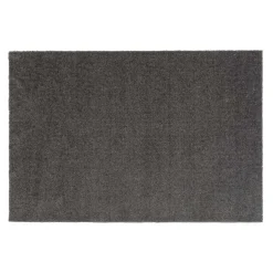 DØRMÅTTE ENSFARVET 60X90 CM | STÅL GRÅ